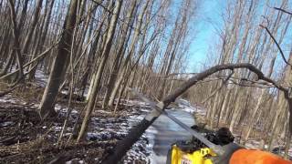 March 182017 Port Elgin ATV trails [upl. by Llewol]