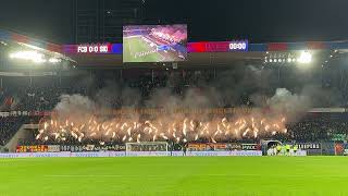 FC Basel vs Sion Feuerwerk beim Intro  04122024 [upl. by Aivul456]