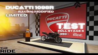 THE RIDE Roblox  Ducatti 1098R Racing Modified LIMITED TEST [upl. by Imtiaz]