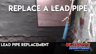 Lead pipe replacement [upl. by Trager]