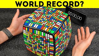 Solving the huge Rubiks Cube 15X15 in record time [upl. by Hoxie506]