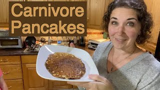 79 Carnivore Pancakes Or Ketovore with Sweeteners Crepes wraps or pancakes your call [upl. by Ardnael]