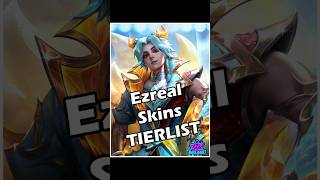 Ezreal Skins Tier List leagueoflegends ezreal tierlist worlds2024 gaming riotgames adc [upl. by Aitnwahs]