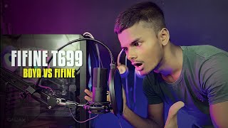 Best Professional Mic Under My Oukat  FIFINE T669 Vs Boya M1 Comparison [upl. by Dutch]