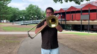 Nitzan Haroz  Principal Trombone Player Philadelphia Orchestra [upl. by Alleon]