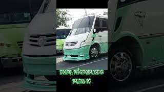 Expo Microbuses Ruta 18 Cuautepec CDMX [upl. by Pussej]