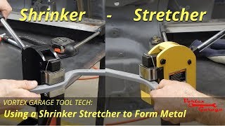 Use a Shrinker Stretcher Tool Set to Bend and Shape Metal [upl. by Norre409]