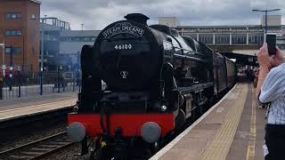 46100 Royal Scot arriving into Banbury pulling the Welsh Dragon railtour [upl. by Conti743]