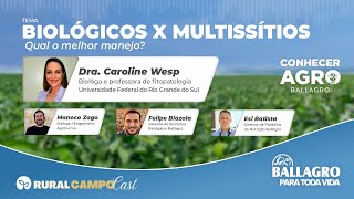 Conhecer Agro  Biológicos x Multissítios  Qual o melhor manejo  Dra Caroline Wesp  Parte 1 [upl. by Aihsenak]