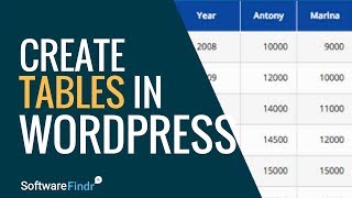 How to add Tables to WordPress in 3 Easy Steps 🤓 [upl. by Gurtner402]