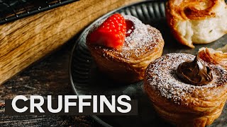 Easy CRUFFINS Recipe  How to Make Cruffins at Home  ASMR Cooking [upl. by Brinkema]