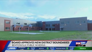 Bentonville School Board approves new district boundaries [upl. by Nyletak]