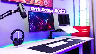 Desk Setup 2023  Rife laptop and monitor stand review in Hindi 🔥 [upl. by Cordula132]