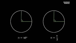 GRADOS vs RADIANES  Animación  Curso de Geometría [upl. by Colbert908]