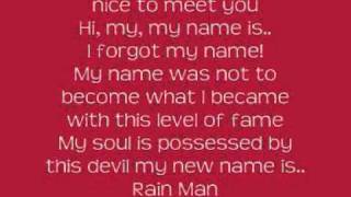 Eminem  Rain Man Lyrics [upl. by Lenes]