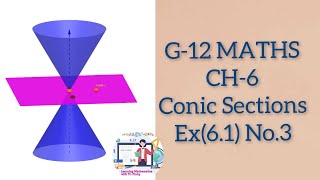 G12  Maths CH6 Conic sections Ex 61 No3 trpinky [upl. by Burt]