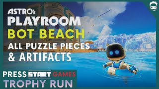 Bot Beach  Astros Playroom  All Puzzle Pieces and Artifacts Locations Cooling Spring Level [upl. by Bethany176]