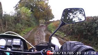 Kawasaki KLR 250 UK Autumn riding [upl. by Neitsirhc]