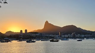 PÔR DO SOL LINDÉRRIMO NA URCA RIO DE JANEIRO [upl. by Rosinski129]