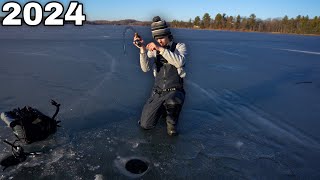 Minnesota Ice Fishing 2024  Multi Species Slam [upl. by Archangel]