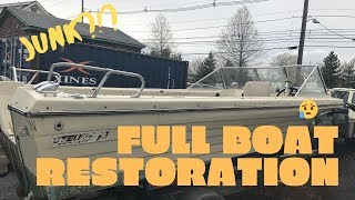 FULL BOAT RESTORATION START TO FINISH [upl. by Xirdnek]