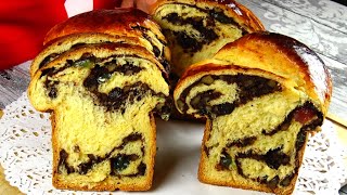 Cozonac Moldovenesc cu aluat oparit Brioche moldovan [upl. by Lucila701]