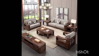 unique wooden sofa set designs sofa sofaset furniture modernsofa [upl. by Alak747]