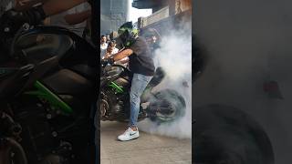 Burnout z900  mindspark 2024 Bike expo coep [upl. by Elik529]