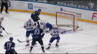 Hietanen feeds Shipachyov for OT winning goal [upl. by Attenweiler]