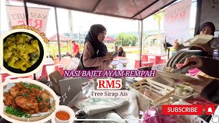 Nasi Bajet RM5 amp Kuih Muih kedai kampung VLOG 1 [upl. by Ylicic]