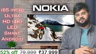 Nokia 164 cm 65 inch Ultra HD 4K LED Smart Android Tv best value for money [upl. by Oiruam524]