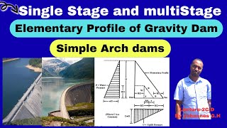 Design of gravity dam profile stabilizing and heightening of dam arch dam [upl. by Rabaj]