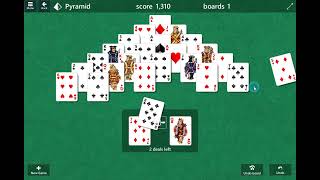 Pyramid Solitaire Gameplay Walkthrough [upl. by Janerich]