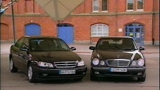 Testvergleich Opel Omega B 25 V6 vs Mercedes E240 V6 [upl. by Roxy]