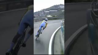 Milaansan Remo 2024 Cipressa Crash Downhill [upl. by Zenobia]