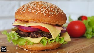 Рецепт Идеального БУРГЕРА в Домашних Условиях 🍔 [upl. by Azitram689]