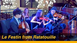 Le Festin Ratatouille Instrumental Violin Cello Piano  French Cafe Music [upl. by Enilorak]