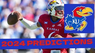 Kansas Football 2024 Predictions [upl. by Lokkin526]