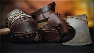 Leather Armor Tutorial  Hardened Leather GAUNTLETS [upl. by Ano]