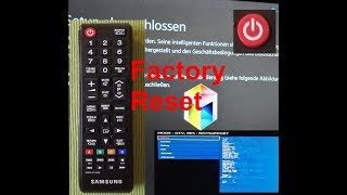 Samsung TV Werkseinstellung Factory Reset schnell [upl. by Yadroc607]