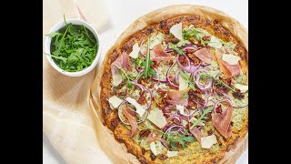 Recept  Pizza verde van bloemkool met Italiaanse smaken  Colruyt [upl. by Jablon653]