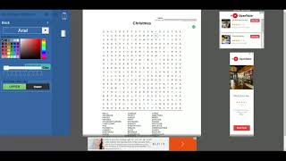 Word Search Formatting  Spacing it out 30 Seconds [upl. by Carola]