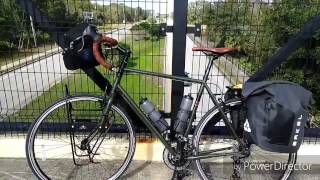 Fuji Touring bicycle and Fuji 650 Ace Arkel Orca panniers New years bicycle tour [upl. by Ruthann]