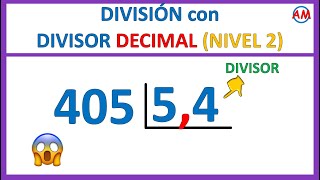 📌 DIVISIÓN con DECIMALES en el DIVISOR  Super fácil 💪  Ejercicio N° 3 [upl. by Pokorny]