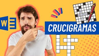 🔠 Cómo crear un CRUCIGRAMA Hacelo en Word Tutorial [upl. by Skier]