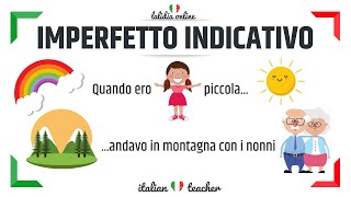 IMPERFETTO INDICATIVO  VERBS  Italian for Beginners [upl. by Ahtenek]