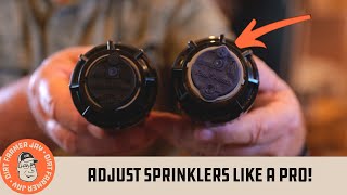 How to Set Up and Adjust Rotary Sprinklers [upl. by Georas639]