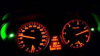 BMW e60 530xd xDrive acceleration on wet road 0100 kmh  49s [upl. by Marcie]