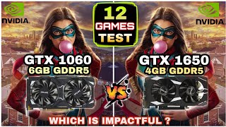 GTX 1060 6GB vs GTX 1650 4GB  12 Games Test  Which Is Impactful [upl. by Spense129]