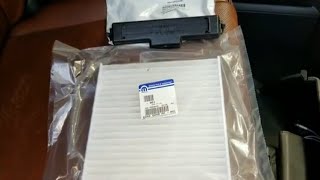 Adding a Cabin Air Filter to a Dodge or Crysler Upgrade Clean Air [upl. by Kinnon]